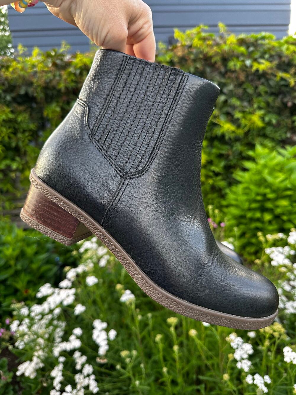Dansko Daisie Black Waterproof Tumbled Leather Boots Women’s 39/US 9